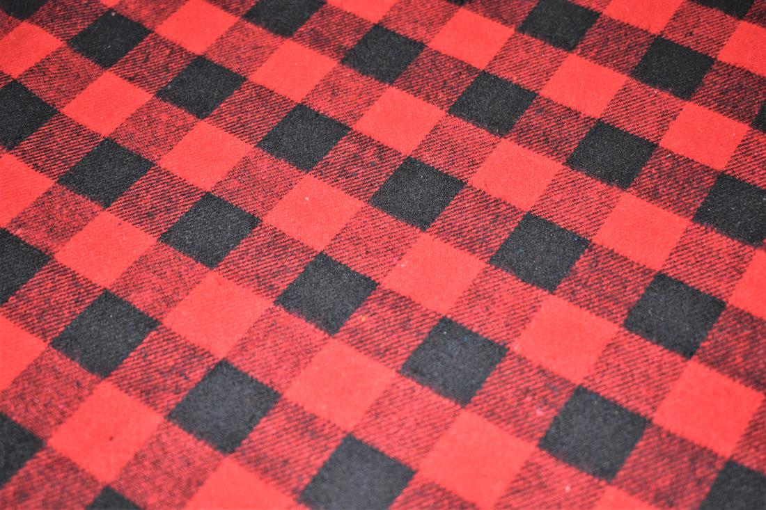 Tartan Printed Premium Brushed Flannel Cotton Fabric  Light wight