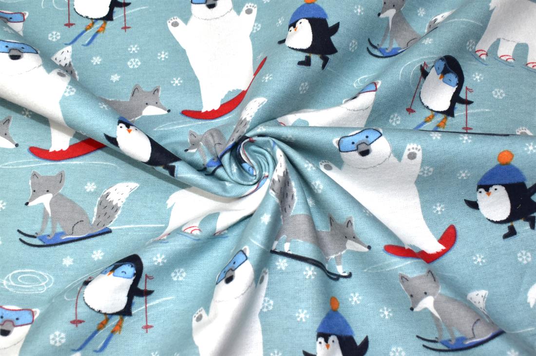 Printed Premium 100% Brushed Flannel Cotton Fabric High Quality.
This beautiful soft fabric is perfect for Children's clothing, Light blankets, Bed sheets, Night dresses, and Pyjama Bottoms. 
Colours may slightly vary due to the lighting during the photo shooting or the monitor's display. 
Width: 111cm / 43" 
Wash at 30 Degrees