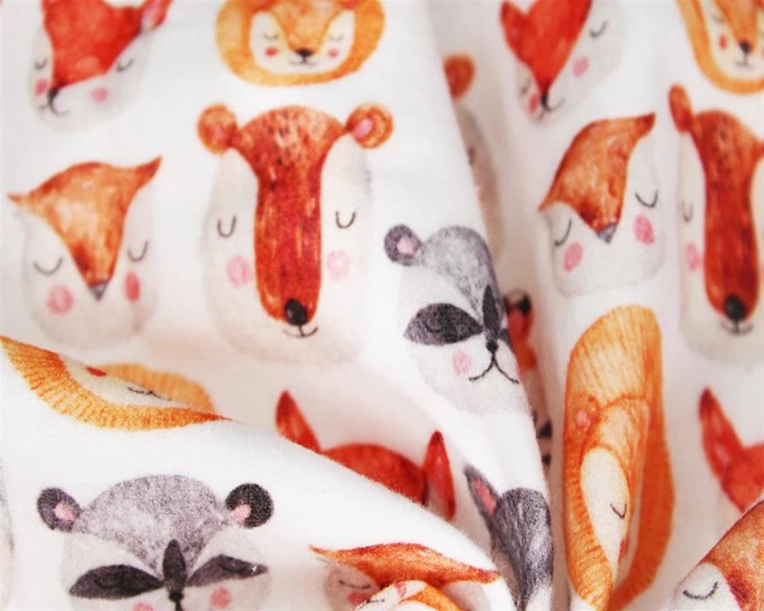 Little Johnny Cute Animals Winceyette