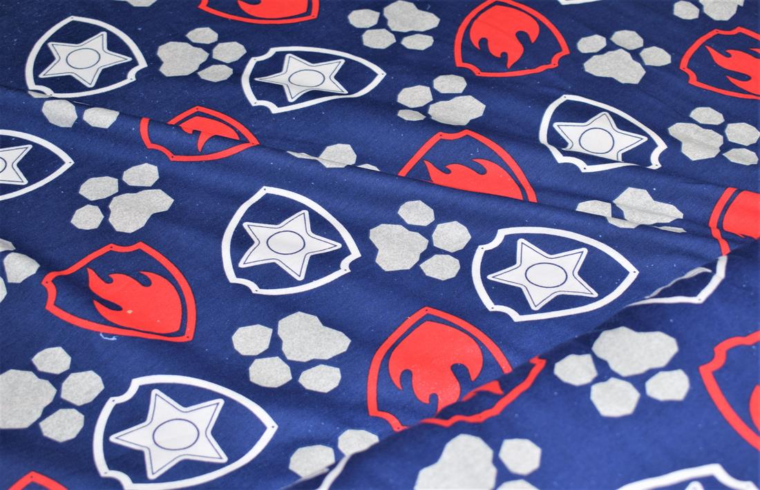 Soft Printed DTY Brushed Jersey Cotton Fabric/ 150cm wide;