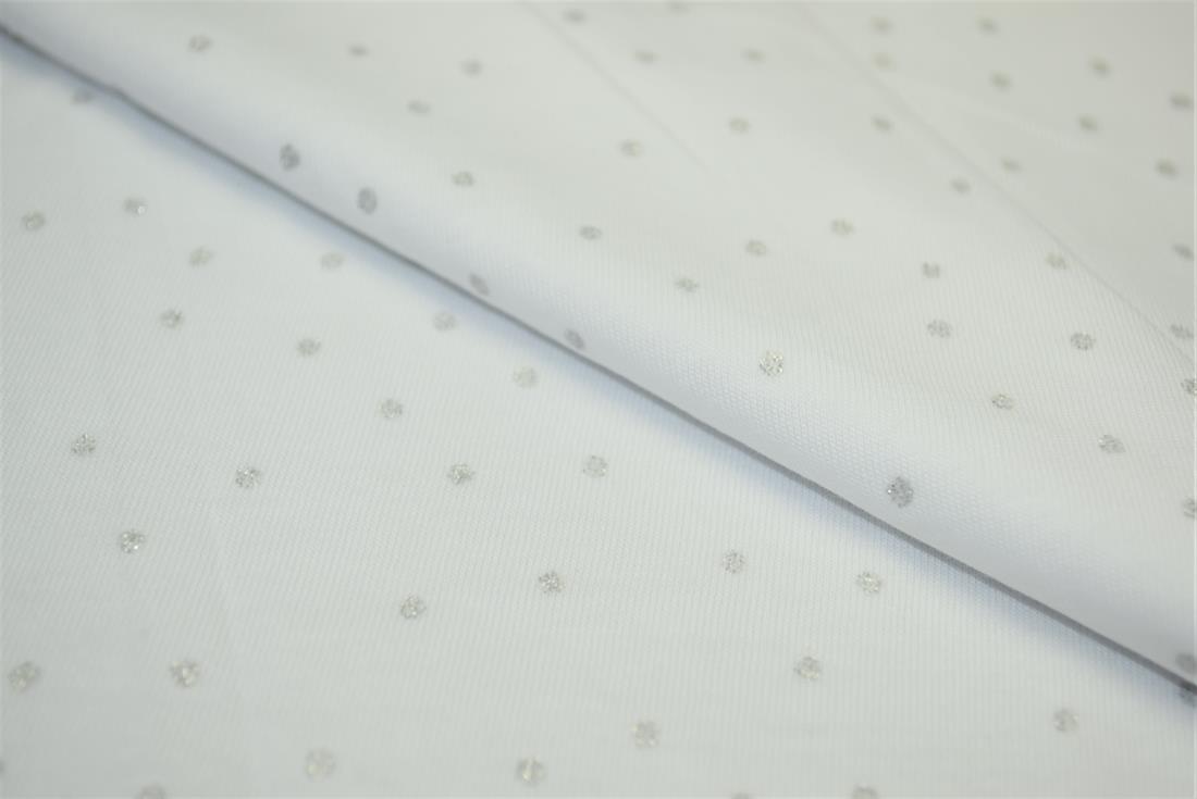 Spots Soft Printed DTY Brushed Jersey Cotton Fabric/ 150cm wide;