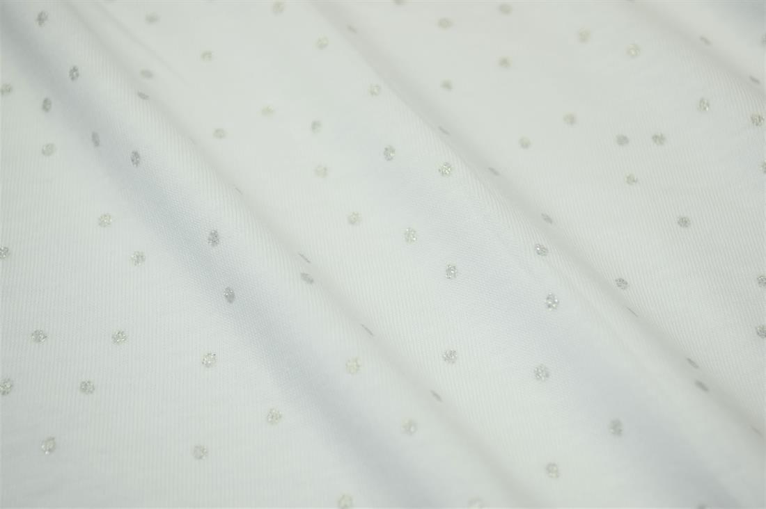 Spots Soft Printed DTY Brushed Jersey Cotton Fabric/ 150cm wide;