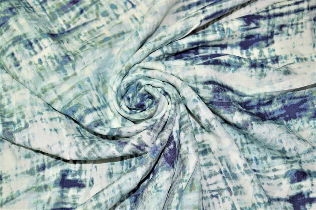viscose woven print