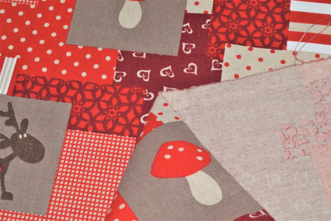 Printed Chritsmas 100% Cotton Canvas Fabric, 150cm Wide, High Quality;
This xmas fabric is ideal for cushions, curtains, bags/purses, and for craft projects.
Colours may slightly vary due to the lighting during the photo shooting or the monitor's display.