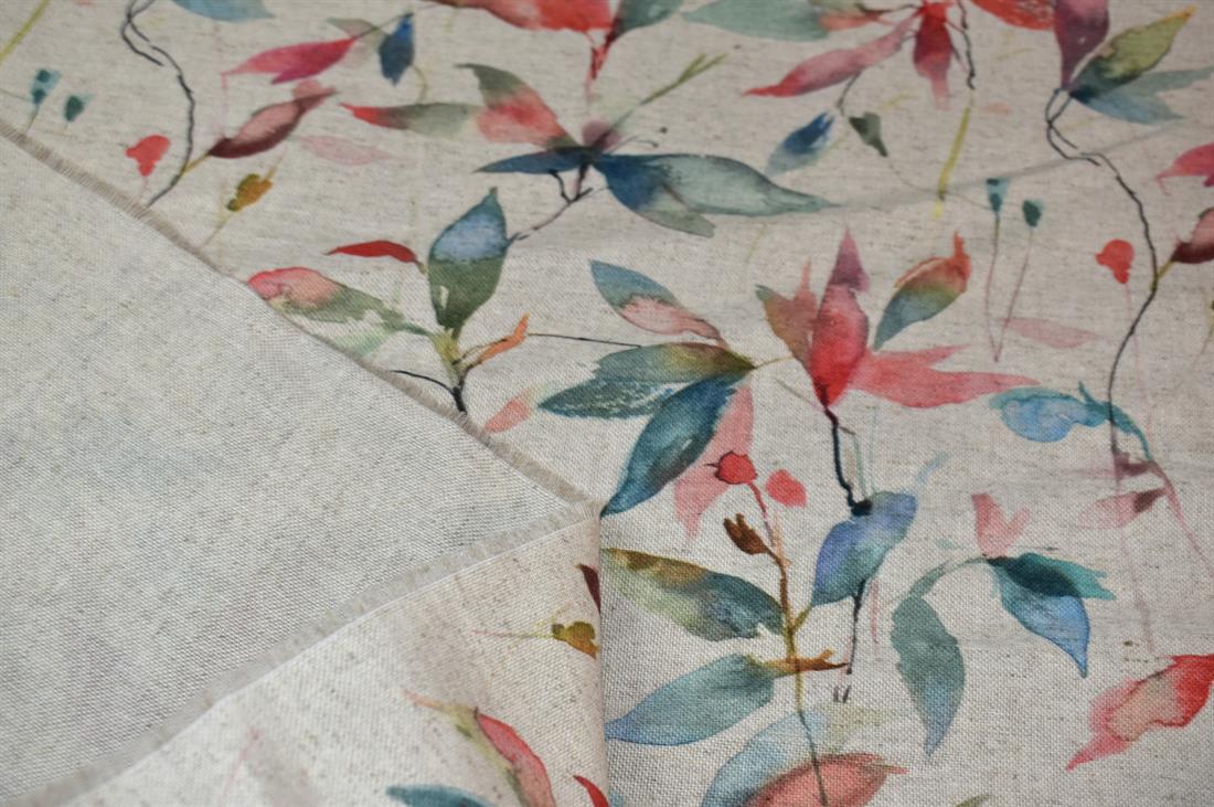 Printed Digital Canvas Fabric, Cotton Rich Linen Look 
This fabric is perfect for cushions, curtains, trousers, skirts, shorts, and home furnishings. 
Composition: 80% Cotton and 20% Polyester
Width: 54"/ 140cm 
Weight: 200gsm 
Colours may slightly vary due to the lighting during the photo shooting or the monitor's display.