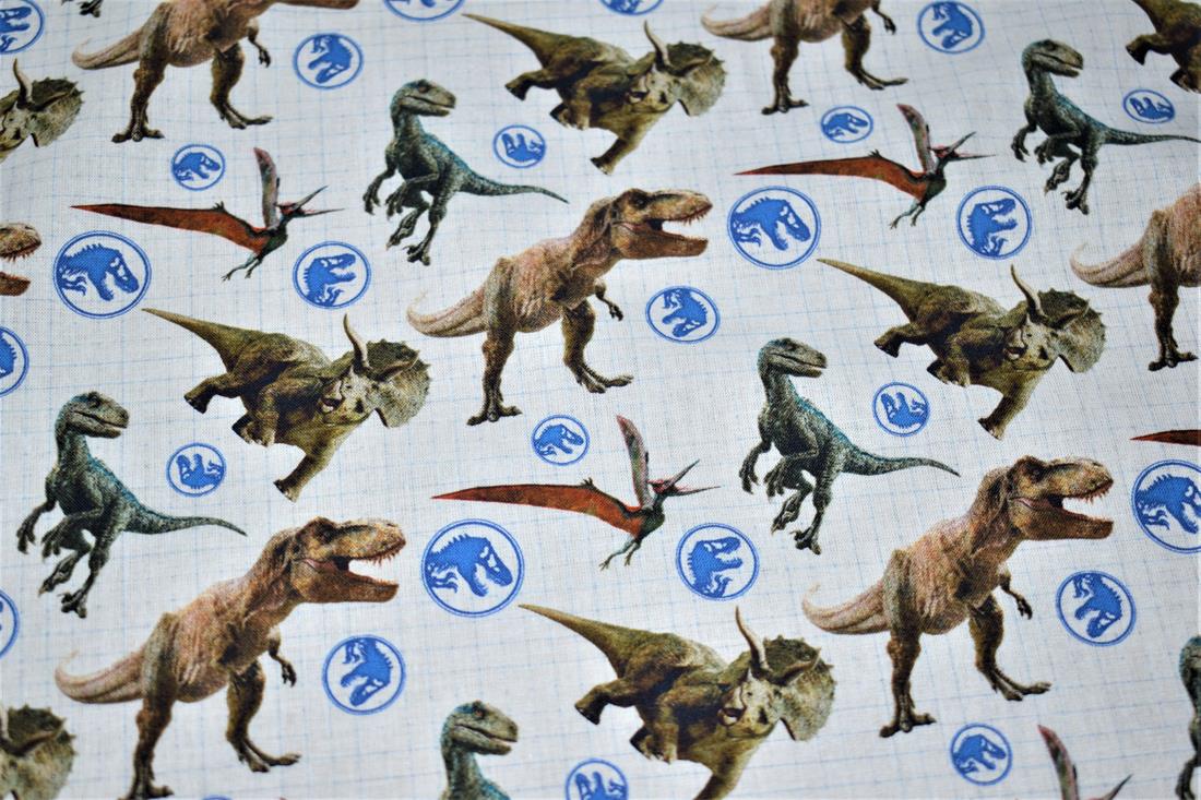 Jurassic World Stamps Cotton