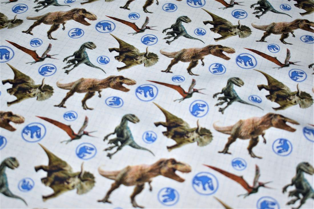 Jurassic World Stamps Cotton