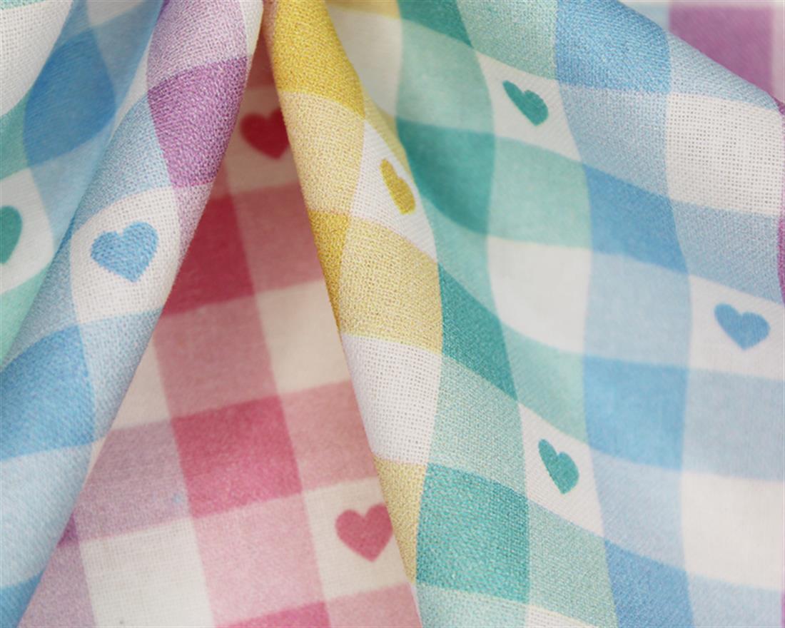 Love Check 100% Cotton