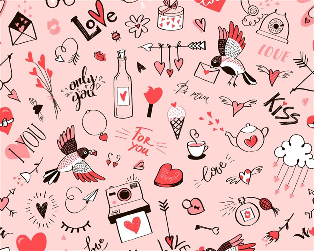 Doodle Love Digita 100% Cotton - image 2