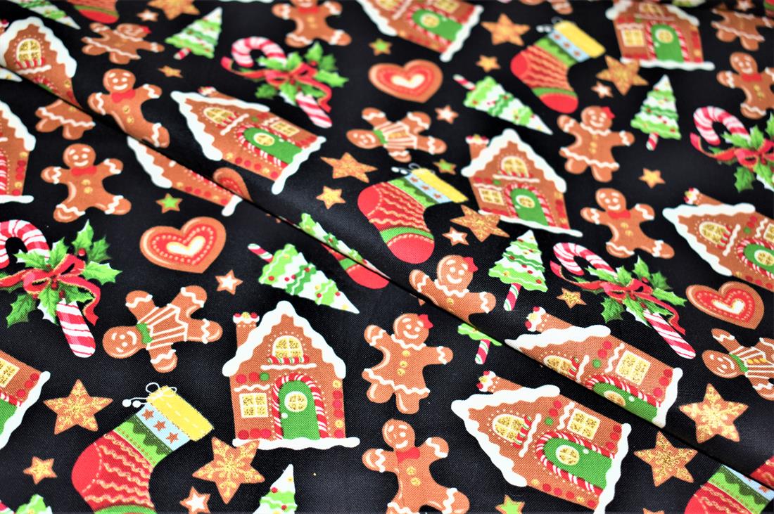 Christmas 100% Cotton Fabric - image 1