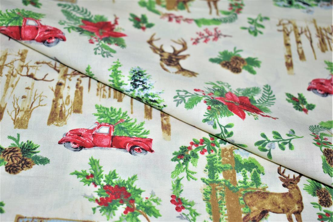 Christmas 100% Cotton Fabric - image 1