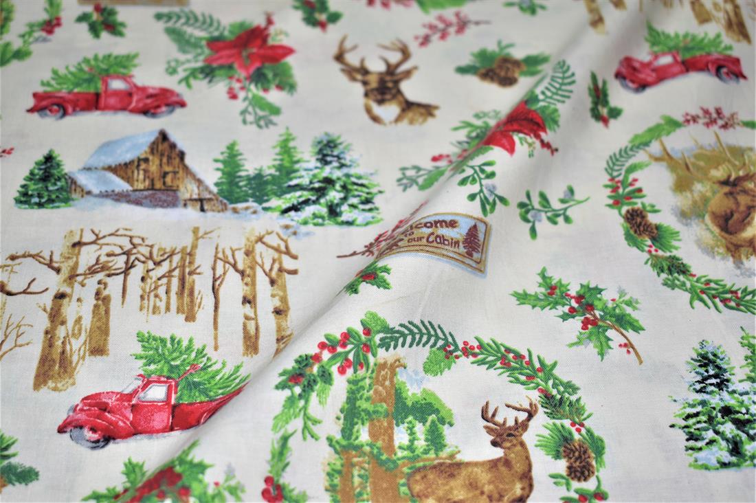 Christmas 100% Cotton Fabric - image 2