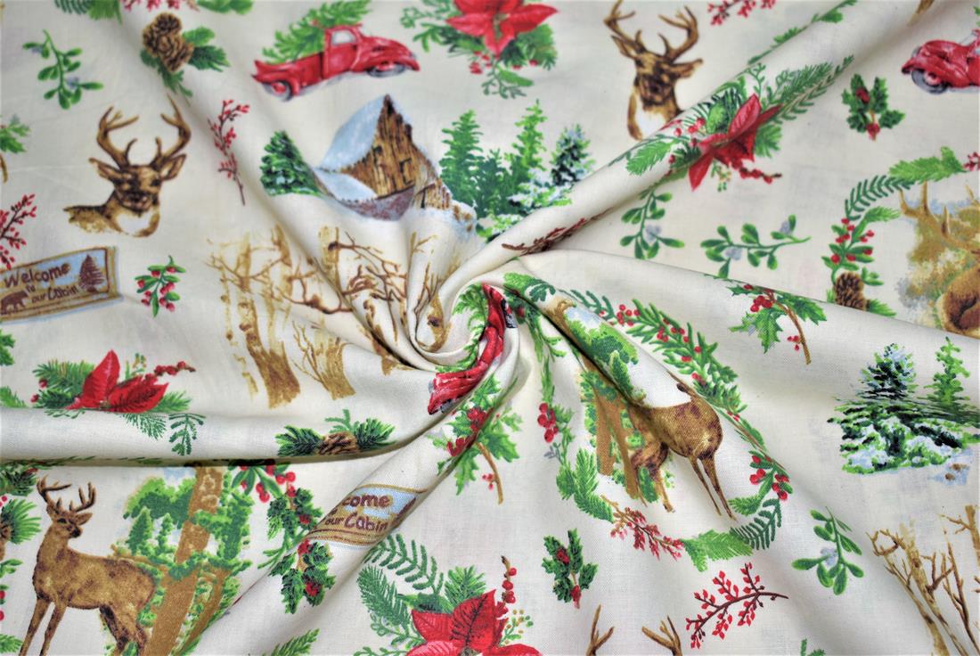 Christmas 100% Cotton Fabric - image 6
