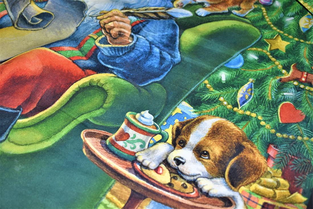 Panel Christmas 100% Cotton Fabric - image 2