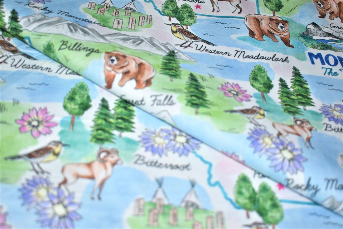 Printed 100% Cotton Fabric - image 1