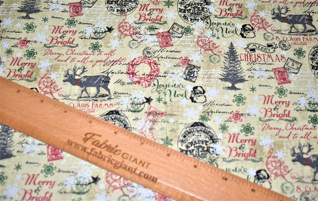 Christmas 100% Cotton Fabric