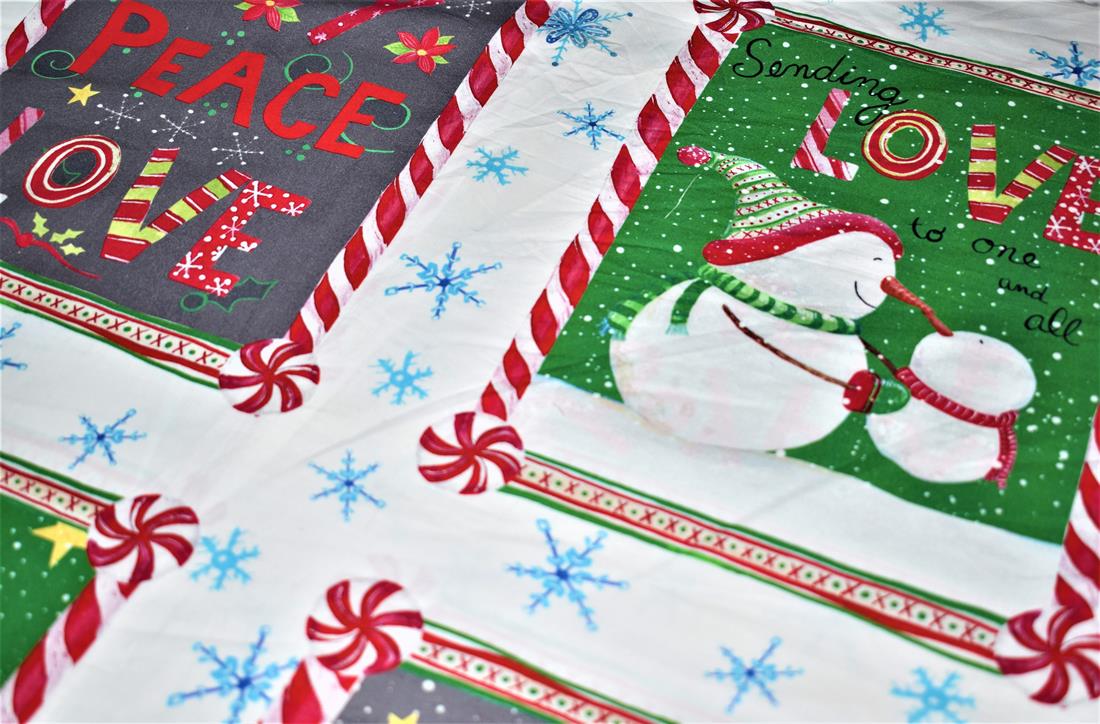 Christmas Panel- 100% Cotton Fabric