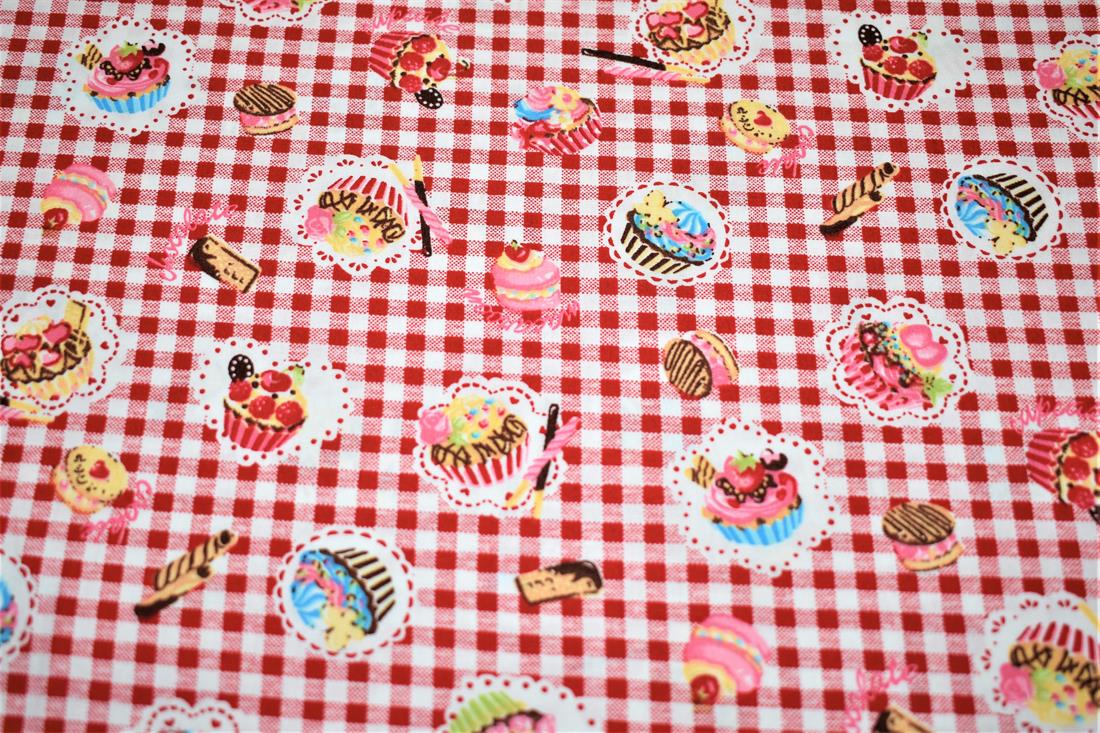 Cup Cake Print Fabric