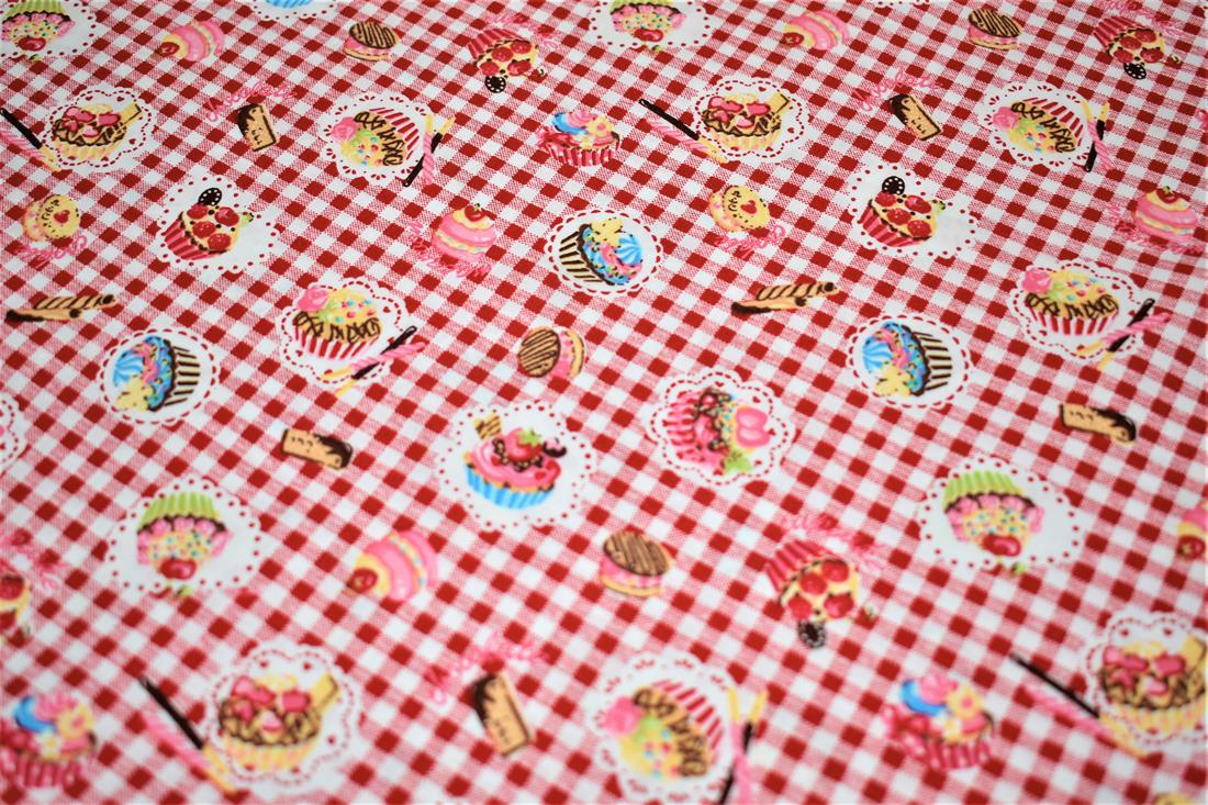 Cup Cake Print Fabric