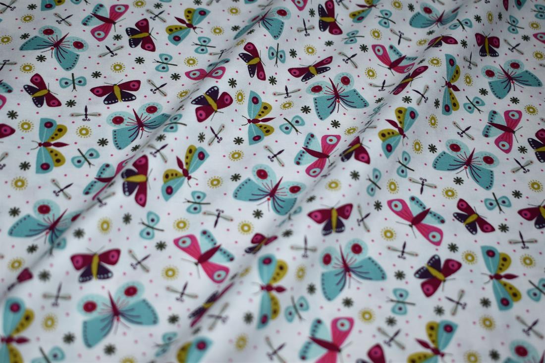 100% Cotton Fabric we are extremely excited to announce the launch of our fantastic new range of Rose & Hubble 60? digital cotton prints.
Printed and finished in Colne Lancashire, the heartland of the birthplace of cotton fabric manufacturing in England, these stunning designs are duty-free throughout Europe.
Produced using Oeko-Tex certified basecloth and Oeko-Tex and Reach certified inks these are ideal for a multitude of uses. Fabric is cut from the roll and multiple purchases will be cut in one continuous piece.
Please note colours may vary slightly due to different screen settings.
Width: 150cm / 60"