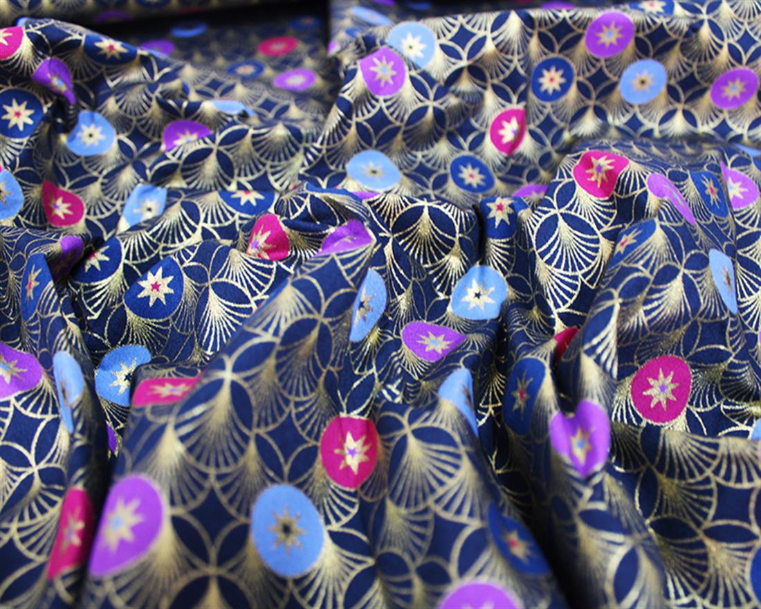 Art Deco Christmas Cotton