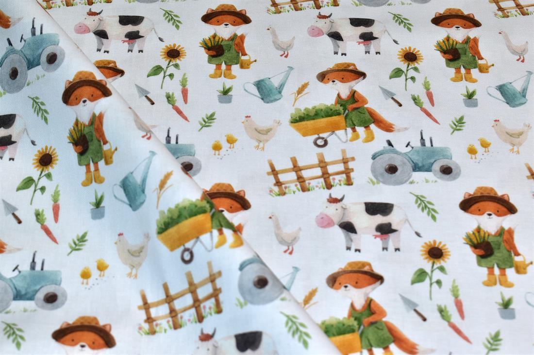 Little Johnny-  Premium Printed Craft 100% Cotton Print Cotton Fabric
This digital print fabric is ideal for dressmaking, quilting, patchwork, bunting, cushion-covers, and for other craft projects.
Width: 44"/ 112cm
Weight: 115gr/ m2
Composition: 100% Cotton
Washing Instructions: Max 30 degrees
Colours may slightly vary due to the lighting during the photo shooting or the monitor's display.