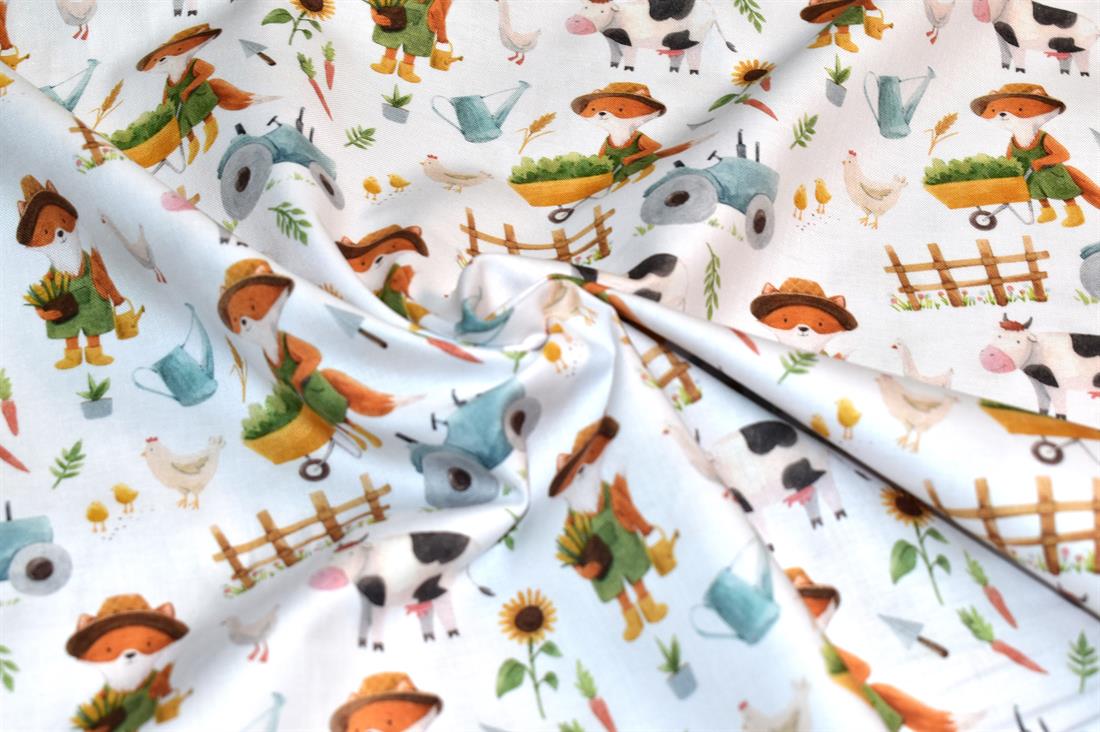 Little Johnny-  Premium Printed Craft 100% Cotton Print Cotton Fabric
This digital print fabric is ideal for dressmaking, quilting, patchwork, bunting, cushion-covers, and for other craft projects.
Width: 44"/ 112cm
Weight: 115gr/ m2
Composition: 100% Cotton
Washing Instructions: Max 30 degrees
Colours may slightly vary due to the lighting during the photo shooting or the monitor's display.