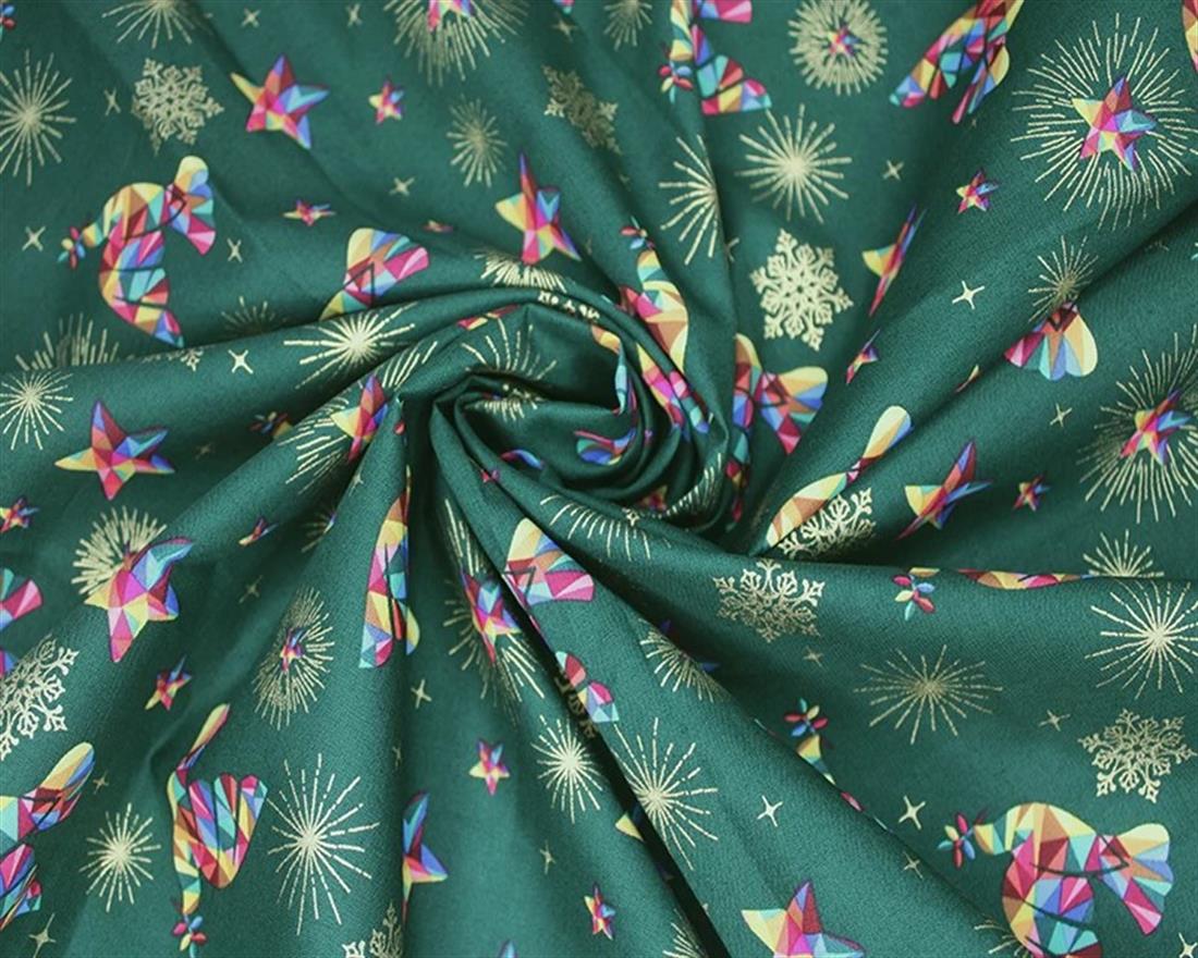 Rainbow Christmas Dove Metallic - image 1