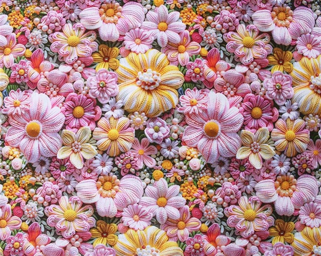 Little Johnny Floral 3D Cotton