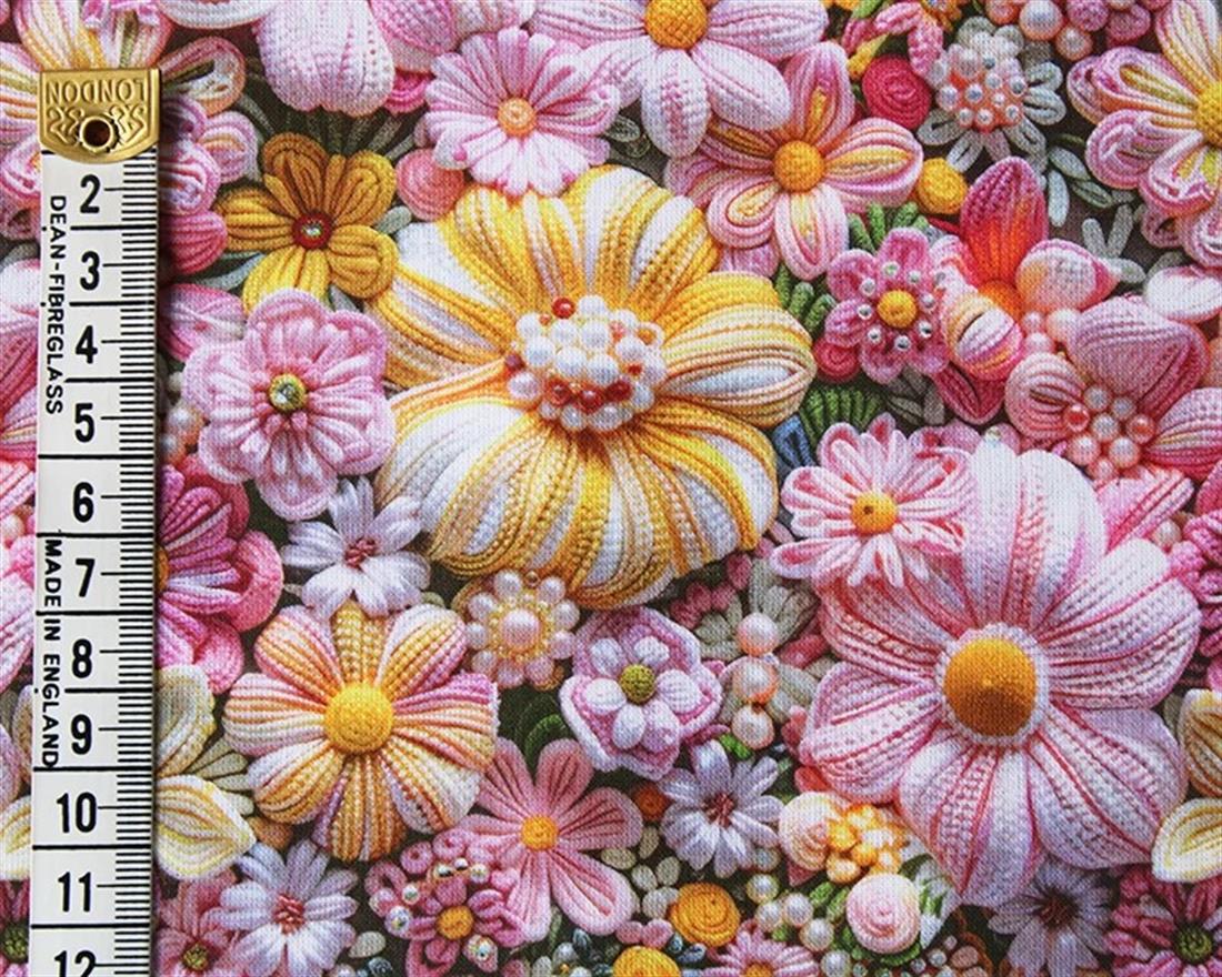 Little Johnny Floral 3D Cotton