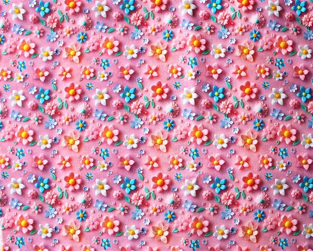 Little Johnny Flowers 3D Cotton