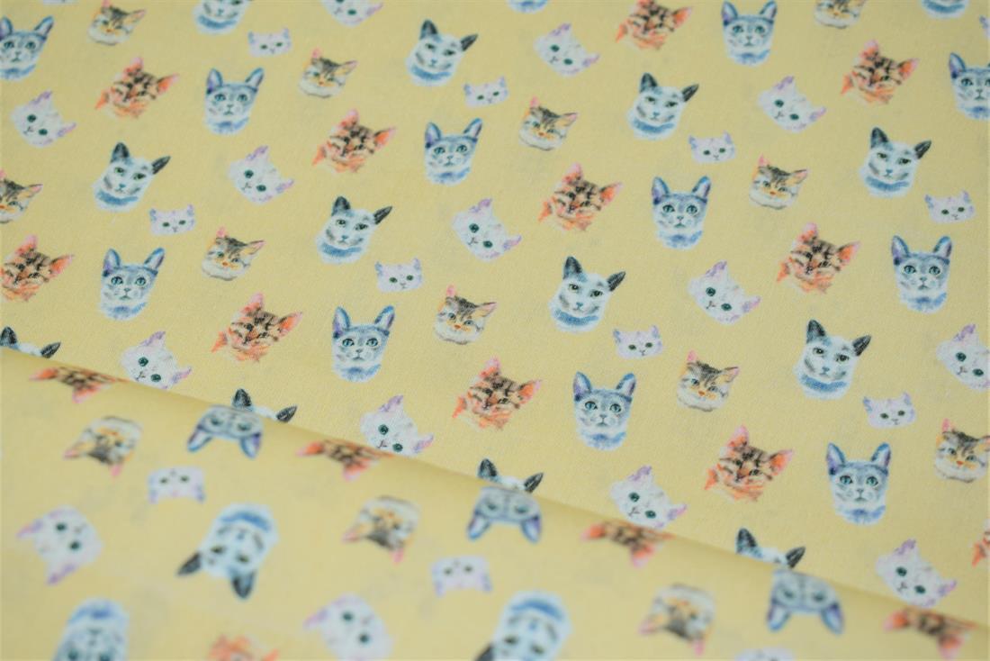 Cat Faces Print