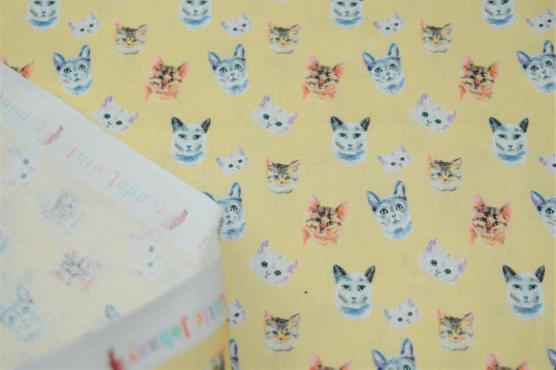 Cat Faces Print
