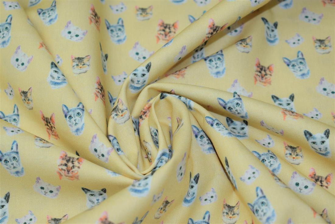 Cat Faces Print