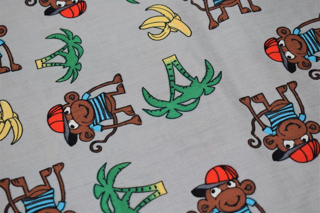 Monkey & Banana Print
