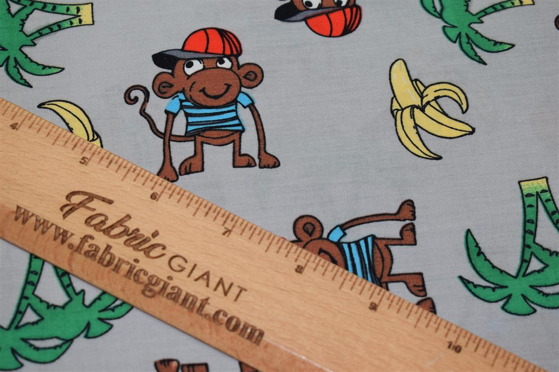 Monkey & Banana Print