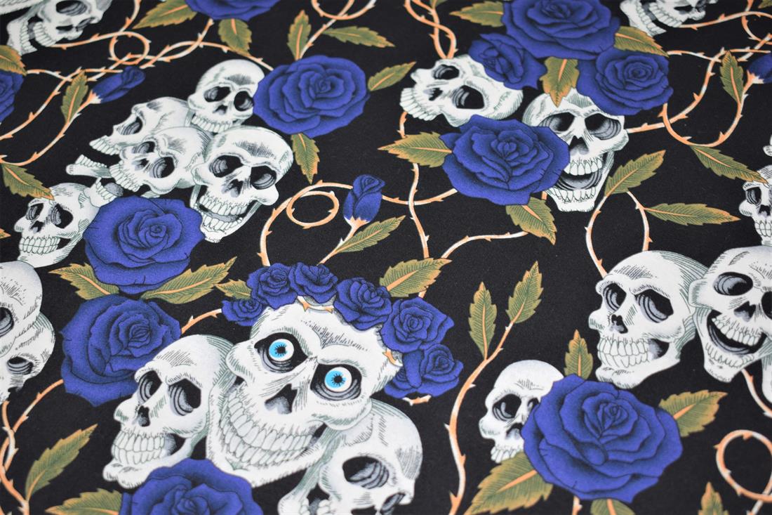 Skulls Roses Print