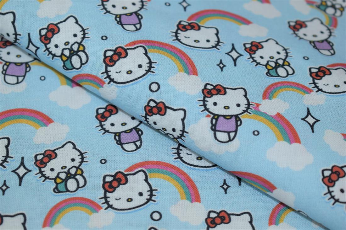 Kitty & Rainbow Print