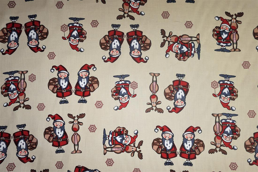 Xmas Santa Reindeer Print - image 2
