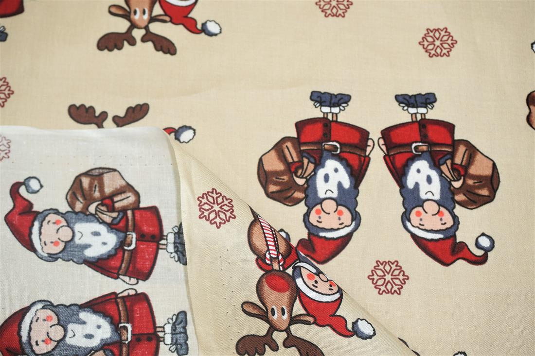 Xmas Santa Reindeer Print - image 3
