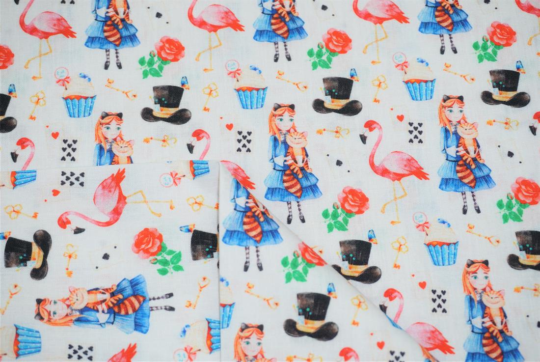 Wonderland Flamingo Print