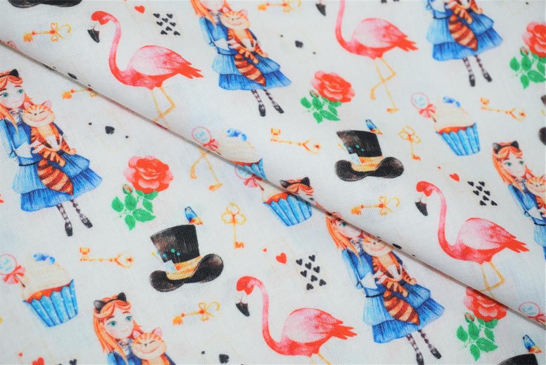 Wonderland Flamingo Print