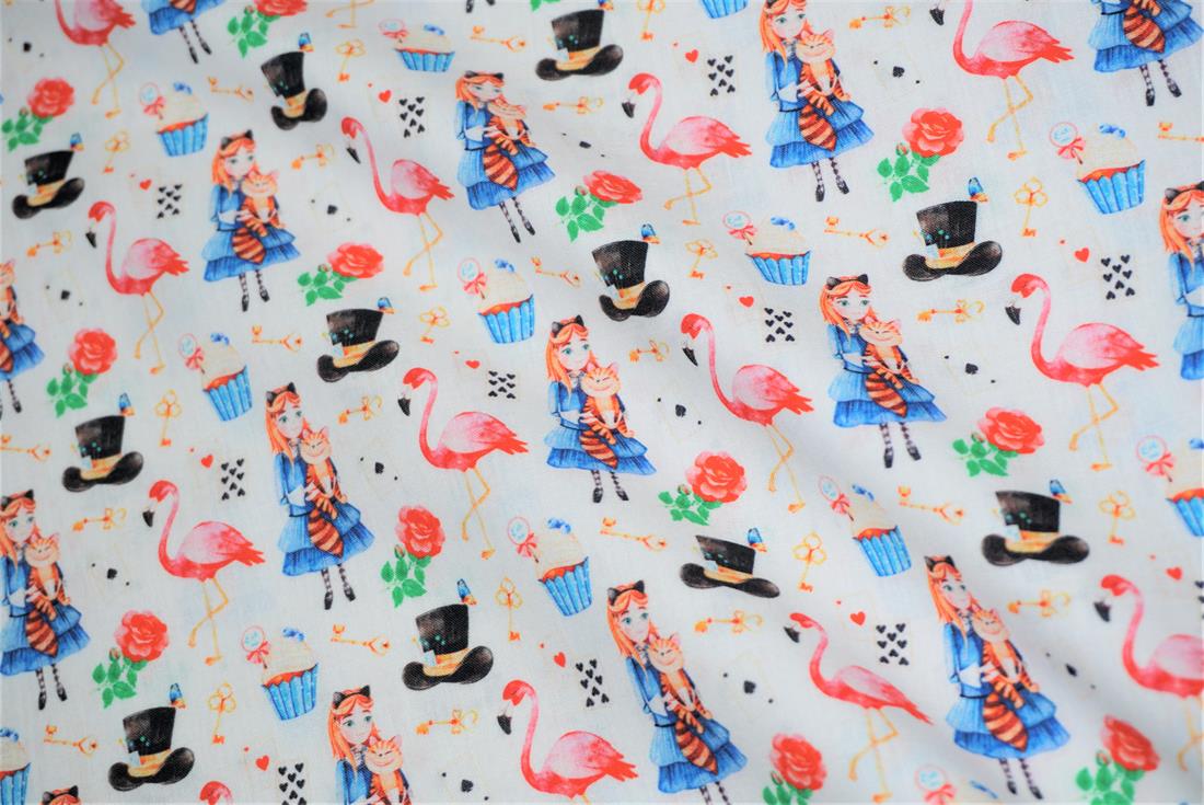 Wonderland Flamingo Print