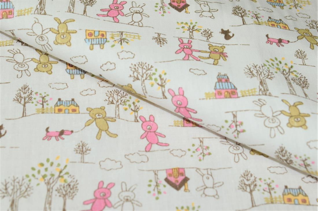 Teddy Bear & House Print - image 1
