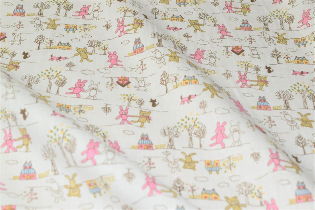 Teddy Bear & House Print - image 2