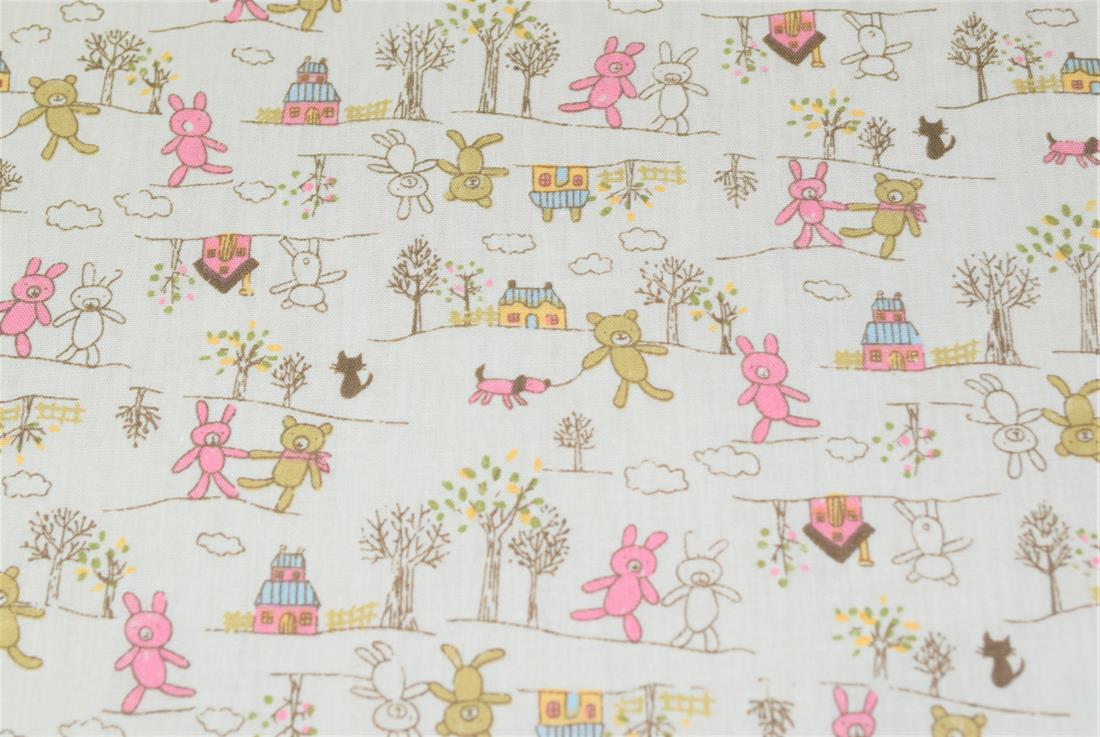 Teddy Bear & House Print - image 3