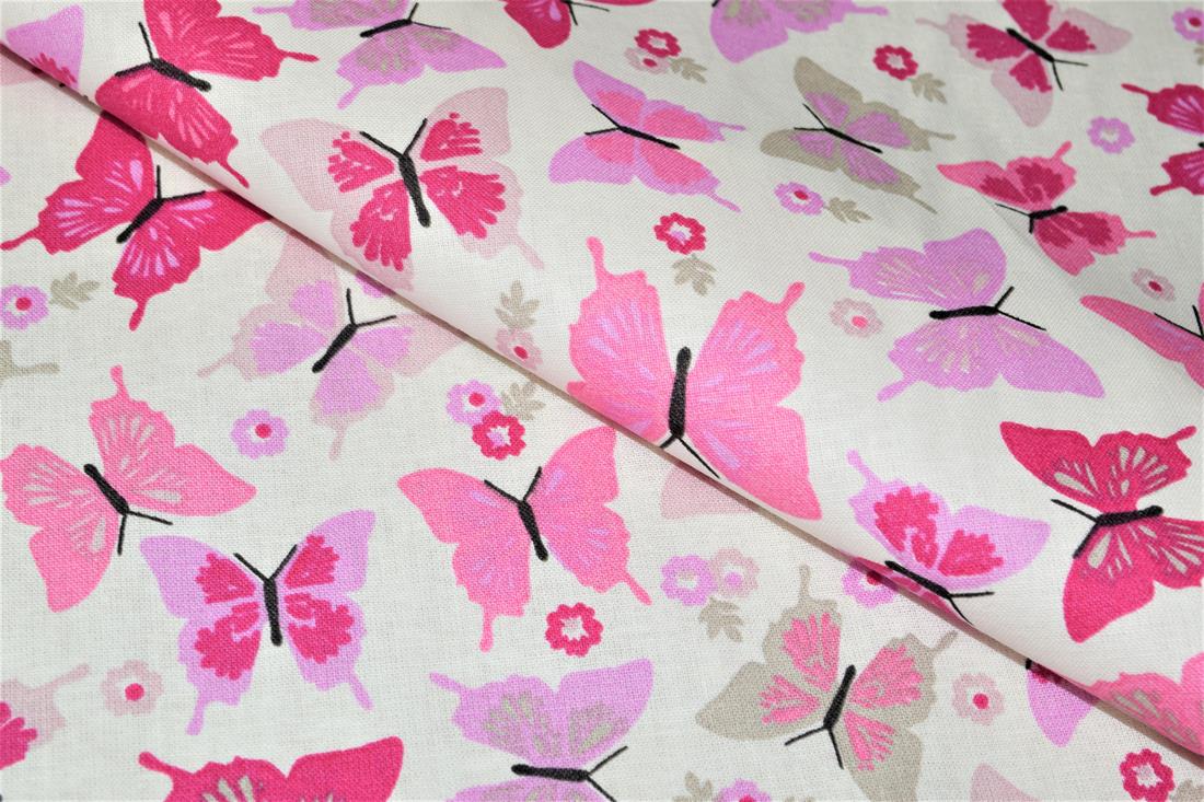 Butterflies 100% cotton - image 1