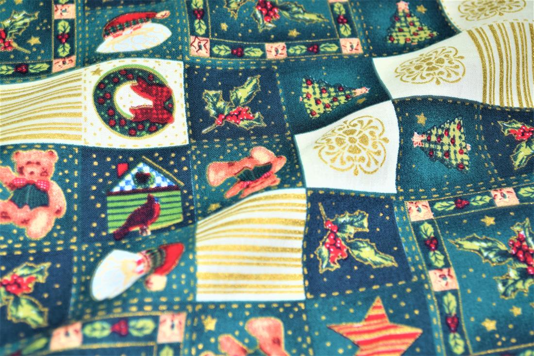 Printed Christmas Cotton Fabric, 145cm Wide, High Quality; 
This christmas season fabric is perfect for dressmaking, bed sheets, pillow cases, curtains, cushion- covers, patchwork, bunting, quilting, and for other craft projects. 
Colours may slightly vary due to the lighting during the photo shooting or the monitor's display.