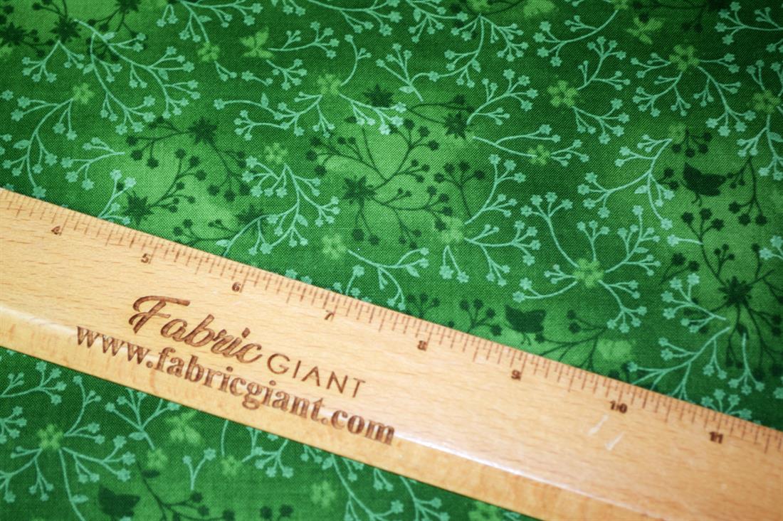 Premium 100% Cotton Quilting Craft Fabric,Flutter / Floral Print, 112cm Wide High Quality