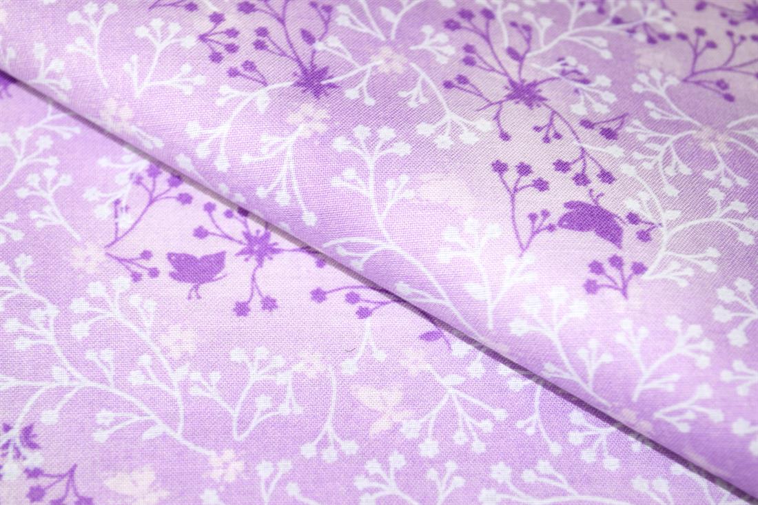 Premium 100% Cotton Quilting Craft Fabric,Flutter / Floral Print, 112cm Wide High Quality